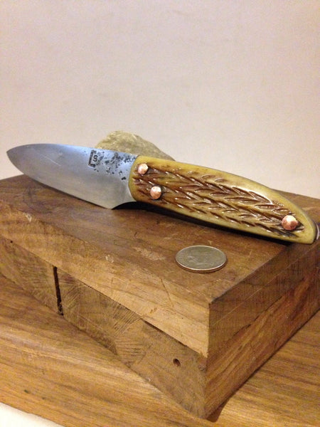 hand-forged San Mai knife by Metals Artisan