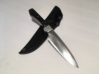 hand-forged carbon steel knife by Metals Artisan Laevi Susman