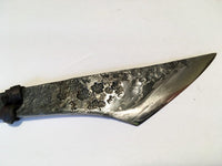 hand-forged flower stamped kiridashi by Metals Artisan