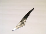 hand-forged flower stamped kiridashi by Metals Artisan