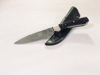 hand-forged carbon steel knife by Metals Artisan Laevi Susman