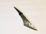 hand-forged flower stamped kiridashi by Metals Artisan