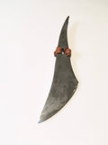 Hand-Forged Custom Engraved San Mai Kiridashi / Utility Knife, Leather Accent, Layered High Carbon Steel, Variations, Made to Order