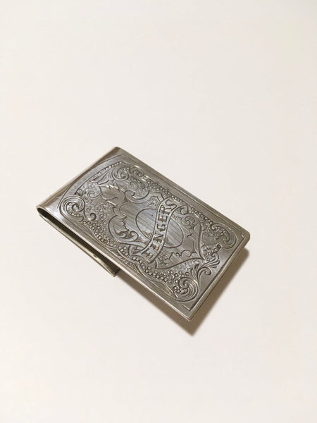 Buy Hand Crafted Sterling Silver Money Clip - Etched Silver Money